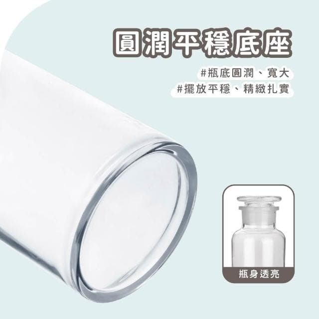 浮游花瓶 125cc 萬用罐 調味料罐 展示罐 擴香玻璃瓶 玻璃瓶 圓形玻璃罐 玻璃收納罐 玻璃糖果罐165-GB125