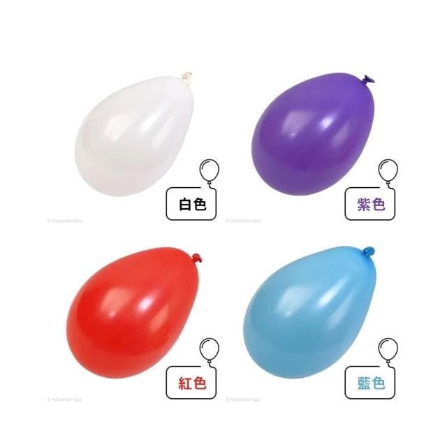 7吋氣球 613A 中圓型氣球 (混色)/一包100個入 乳膠氣球 圓形氣球 氣球佈置 生日氣球 台灣製
