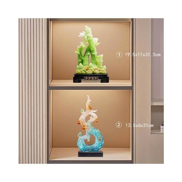 節節高升富貴竹子擺件 入戶玄關裝飾 客廳裝飾 辦公室創意裝飾 喬遷禮物 擺飾 風水擺飾 酒櫃擺件 禮物