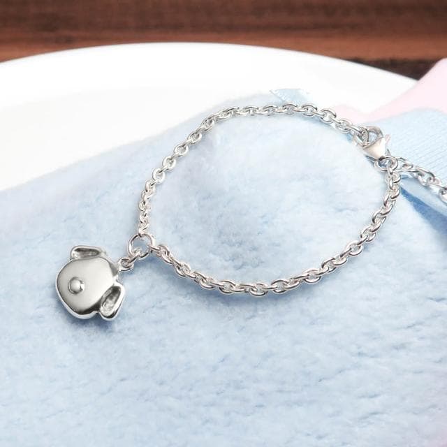 【ART64】純銀寶寶手鍊 彌月禮盒 動物造型9款任選 新生兒滿月/兒童生日禮物推薦(附提袋與擦銀布)