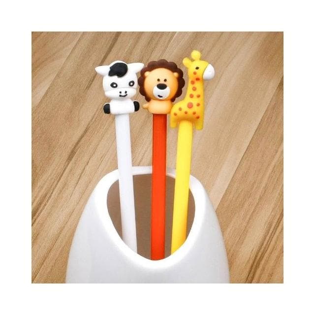 獅子卡通筆 可愛 動物  卡通 創意 中性筆 學生文具叮噹 長頸鹿 驢 搞笑趣味 韓風 婚禮小物 交換禮物