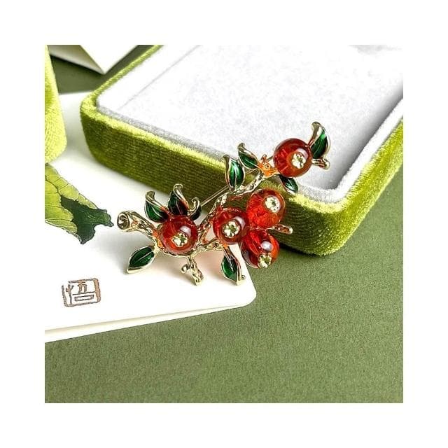 梵花 生日禮物女生送閨蜜老師媽媽女友茉莉花玉蘭花胸針18歲畢業母親節