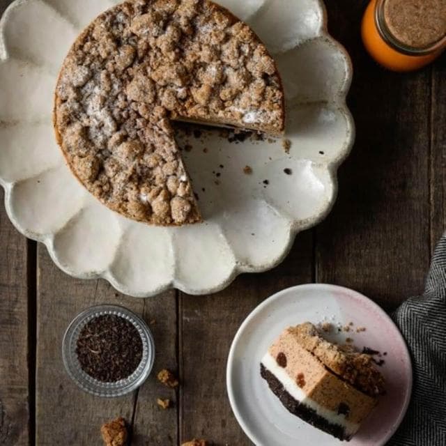 【搭啵S手作甜點】【搭啵s重乳酪蛋糕】6吋泰奶乳酪蛋糕(乳酪蛋糕 泰奶 珍珠 黑糖 甜點 野餐 彌月 團購 伴手禮)