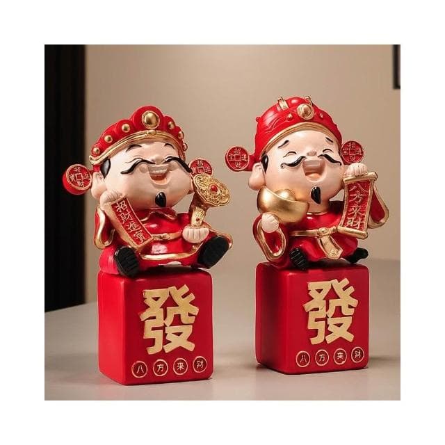 入戶玄關財神擺件招財進寶客廳店鋪辦公室前臺裝飾品喬遷開業禮物