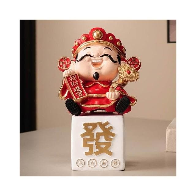 入戶玄關財神擺件招財進寶客廳店鋪辦公室前臺裝飾品喬遷開業禮物