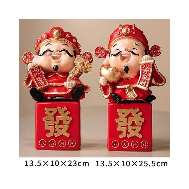 入戶玄關財神擺件招財進寶客廳店鋪辦公室前臺裝飾品喬遷開業禮物