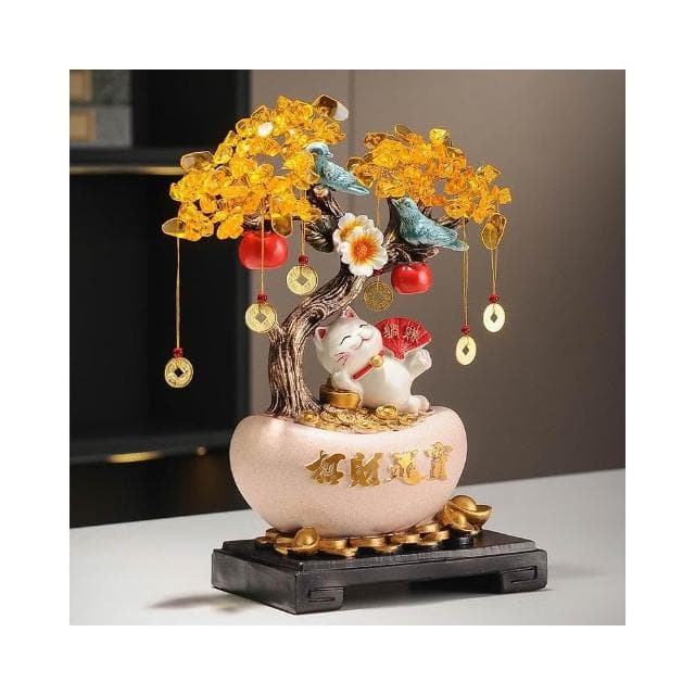 招財進寶搖錢發財樹客廳玄關電視櫃酒櫃家居裝飾品擺件喬遷禮物