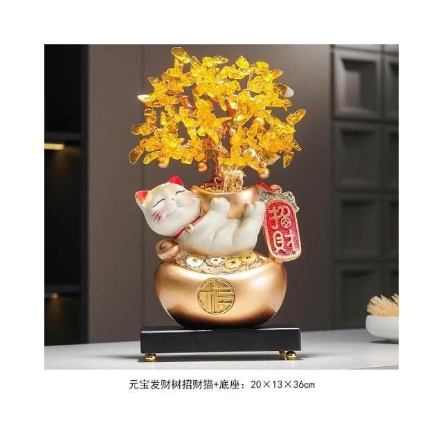 招財進寶搖錢發財樹客廳玄關電視櫃酒櫃家居裝飾品擺件喬遷禮物