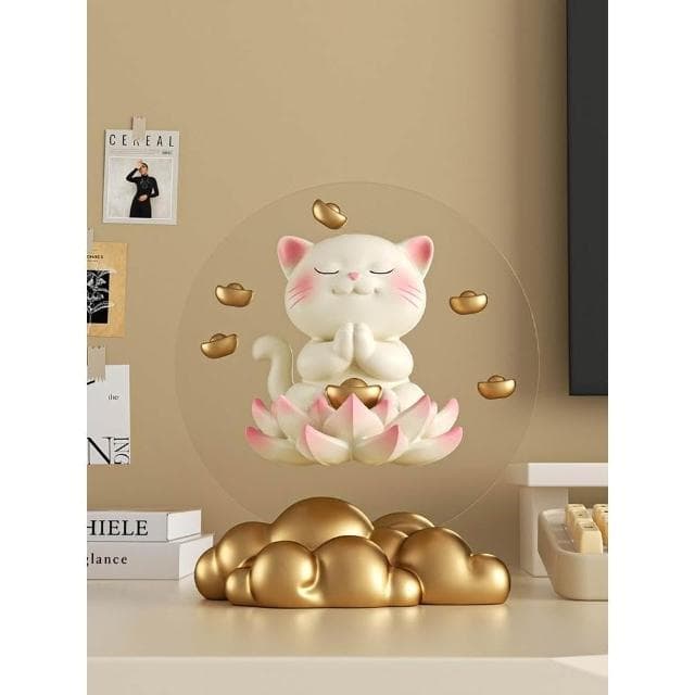 招財貓擺件2025新款家用旺宅客廳玄關酒櫃裝飾品開業喬遷新居禮物