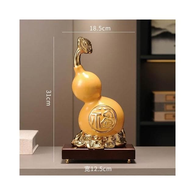 招財福祿葫蘆擺件家居客廳電視櫃柿柿如意裝飾品搬家禮物喬遷禮品