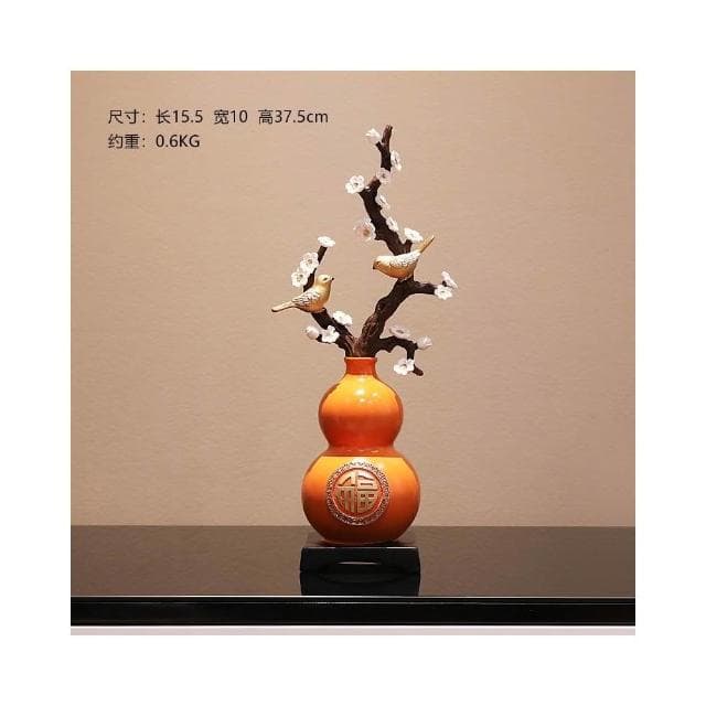 新年桌面招財葫蘆擺件客廳新中式喬遷新居禮品電視玄關酒櫃裝飾品