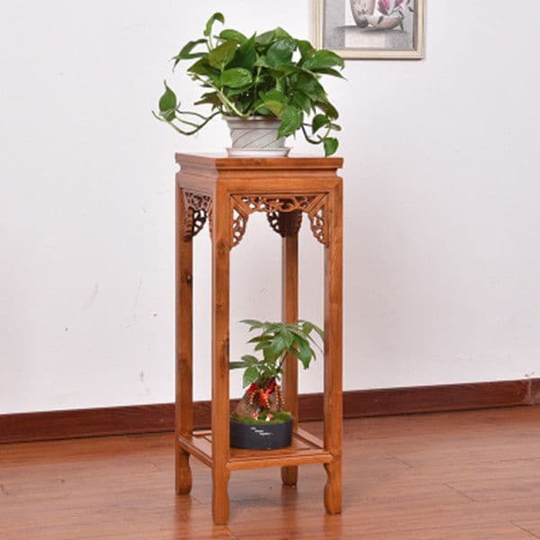 花架子多層室內特價陽臺客廳木製裝飾架省空間花盆落地式綠蘿展示邊桌 盆栽架 花架 植物架 KBYM