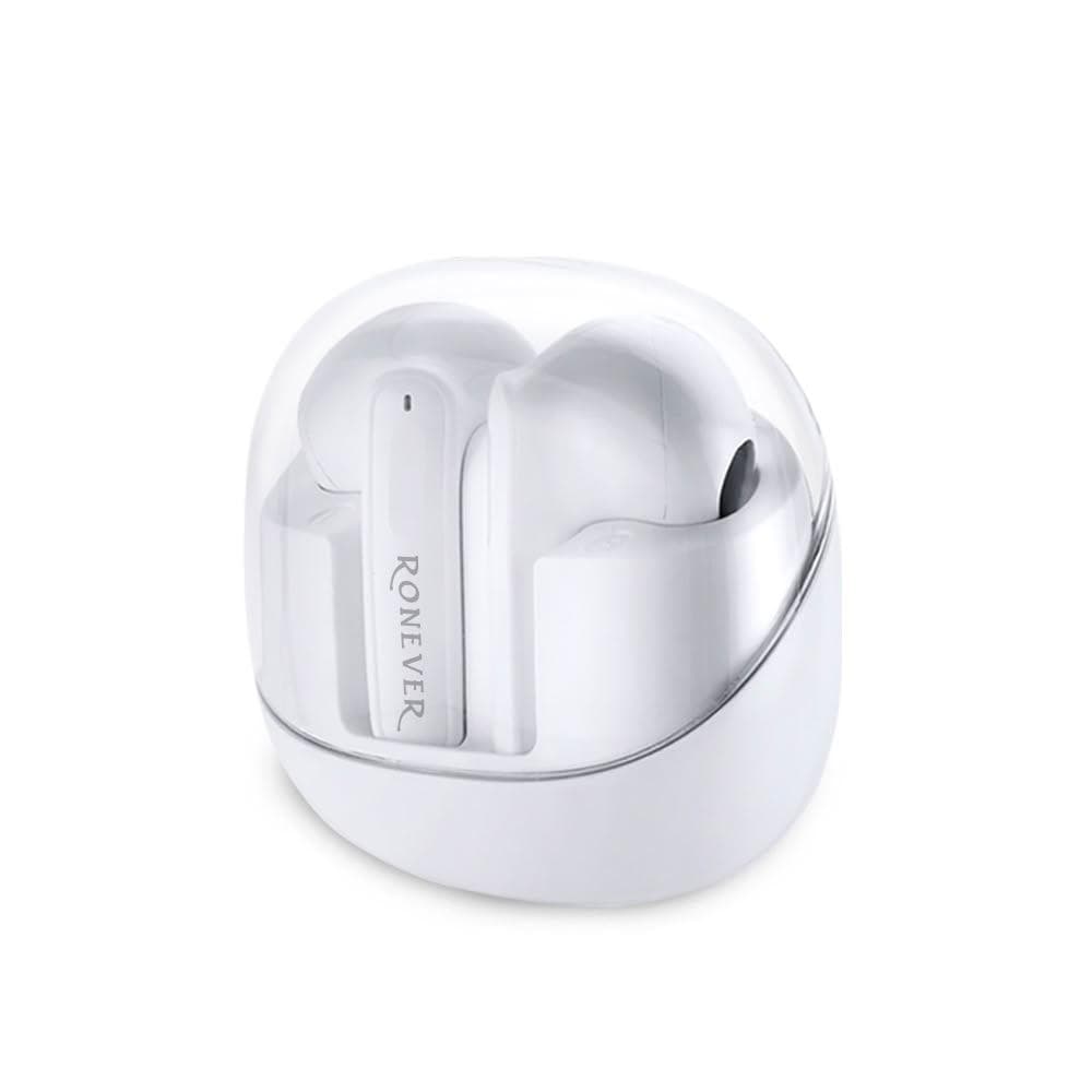 【Relight 睿亮】RONEVER 透明太空艙入耳式藍牙耳機 智能觸控 ENC降噪 藍牙5.3 內建休眠模式 自動配對 音質出色 無線耳機