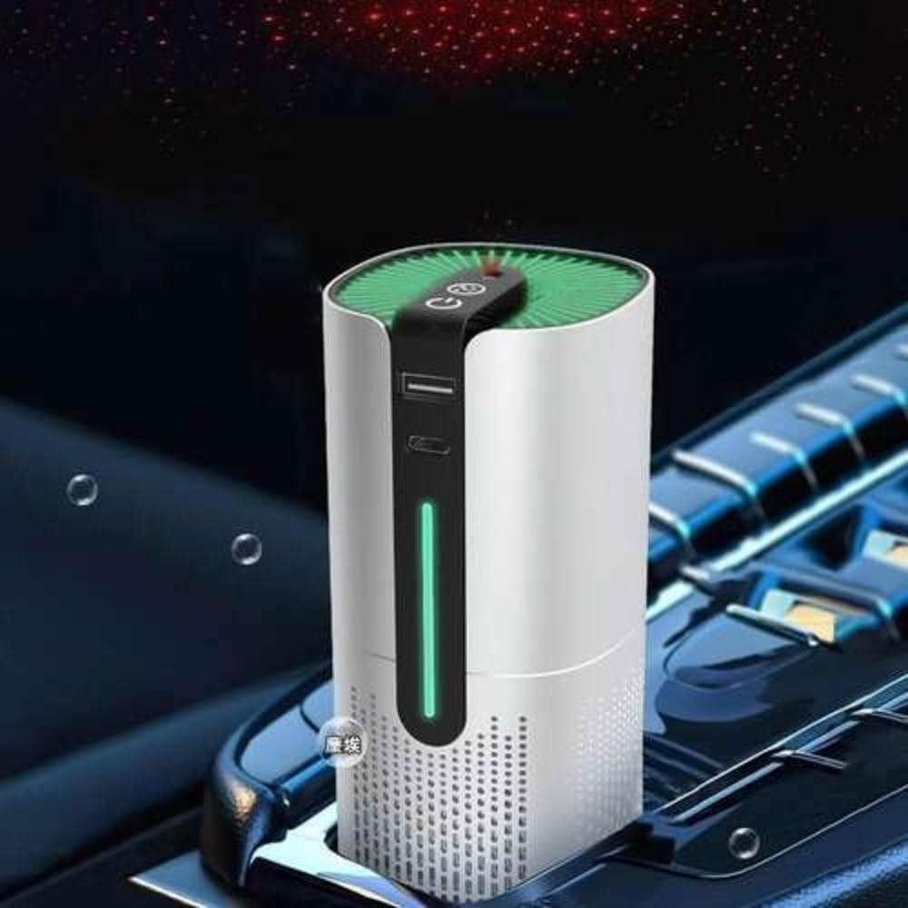 汽車空氣清淨機 車用空氣清淨機 車用負離子 甲醛 花粉 粉塵 空氣淨化器 除臭 除異味 氛圍燈