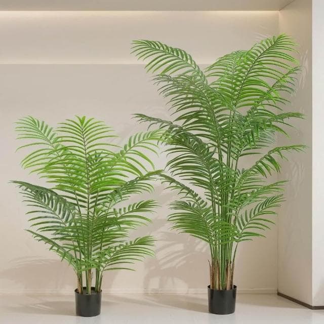 現貨+預購/免運 仿真綠植 仿生散尾葵 客廳落地假盆栽 室內大型仿生貴妃葵 假樹裝飾 植物擺件