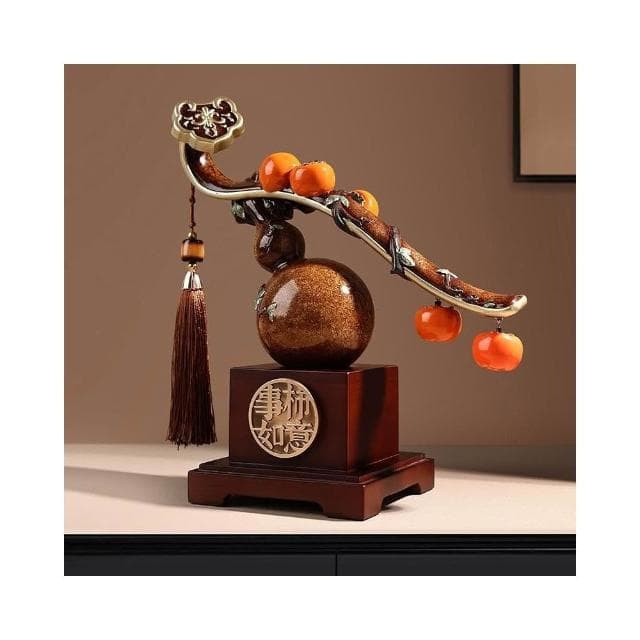創意新中式如意擺件 軟裝家居 玄關裝飾 送朋友喬遷 裝飾品 開業喬遷生日禮物