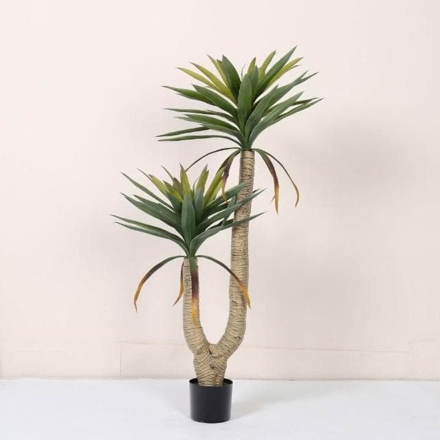 合枋傢俱 仿真龍舌蘭盆栽 大型仿真綠植室內落地裝飾擺件 仿生熱帶植物造景