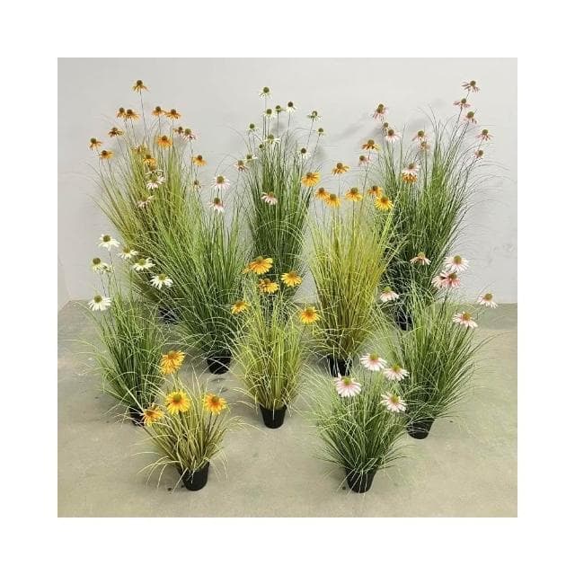 合枋傢俱 仿真植物盆栽松果花室內假綠植仿真造景燕麥穗裝飾北歐植物道具