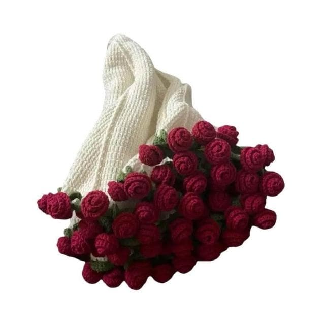 情人節禮物 玫瑰毛毯 花束手工編織成品 生日禮物 送女生閨蜜驚喜禮品