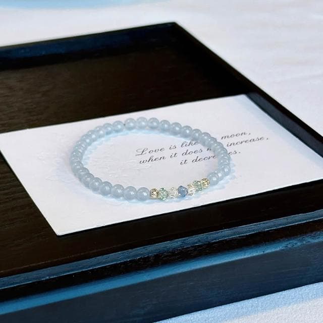 🎗飾間首飾鋪 時尚個性彩色串珠手鍊女簡約小眾設計首饰高級感精緻手飾