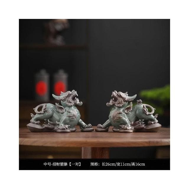招財貔貅擺件 家居客廳創意裝飾品 辦公室桌面裝飾 工藝品 喬遷開業禮物 博古架擺設