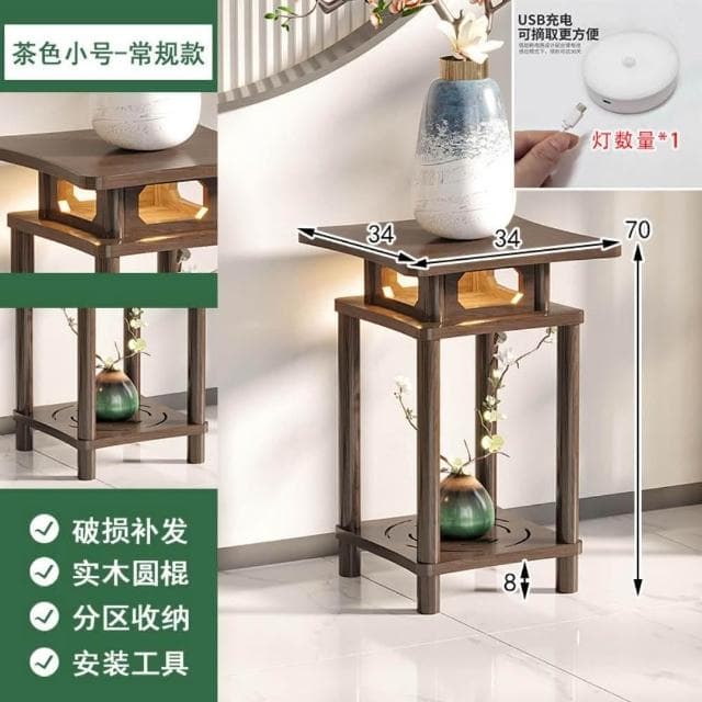 『破損包賠』免運🚛花盆架 植物架 聚寶盆架 盆栽架 裝飾架 藝品架 花瓶架 財位桌 花臺 四方花臺 客廳置物臺可打統編