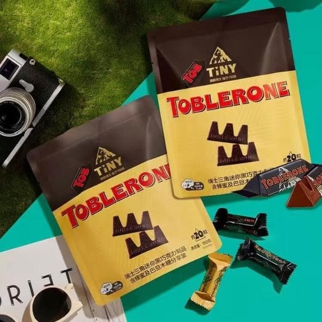 Lucky Toblerone/瑞士三角巧克力迷你牛奶160g袋裝進口黑巧休閑零食喜糖