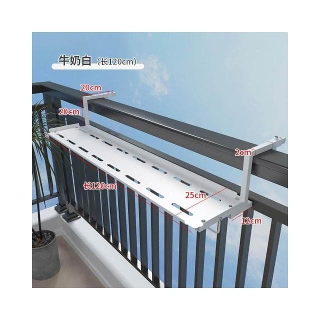 鐵藝花架 盆栽置物架 陽台花盆架 護欄多肉花架 窗台植物架 懸掛花盆架 掛式置物架 多肉植物架 陽台擺放架