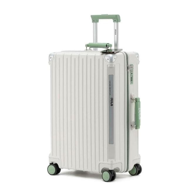 DW優選家 2025新品高奢款 復古行李箱 德國拜耳純PC行李箱 行李箱超輕 29吋行李箱 20吋登機箱 撞色行李箱