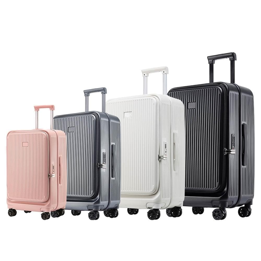 DW優選家 2025前開行李箱 PC行李箱 超輕行李箱 20吋 登機箱 24吋行李箱 側開行李箱 旅行箱 減震煞車輪