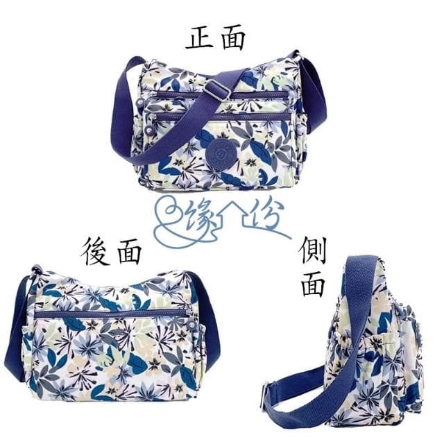 迷霧雨林印花尼龍側背包 斜背包 單肩包 情人節禮物 母親節禮物【緣份小屋】