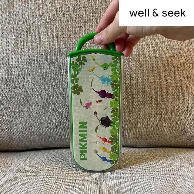 【Nintendo 任天堂】PIKMIN 皮克敏餐具抗菌三件套組(正版周邊/日本平行輸入)