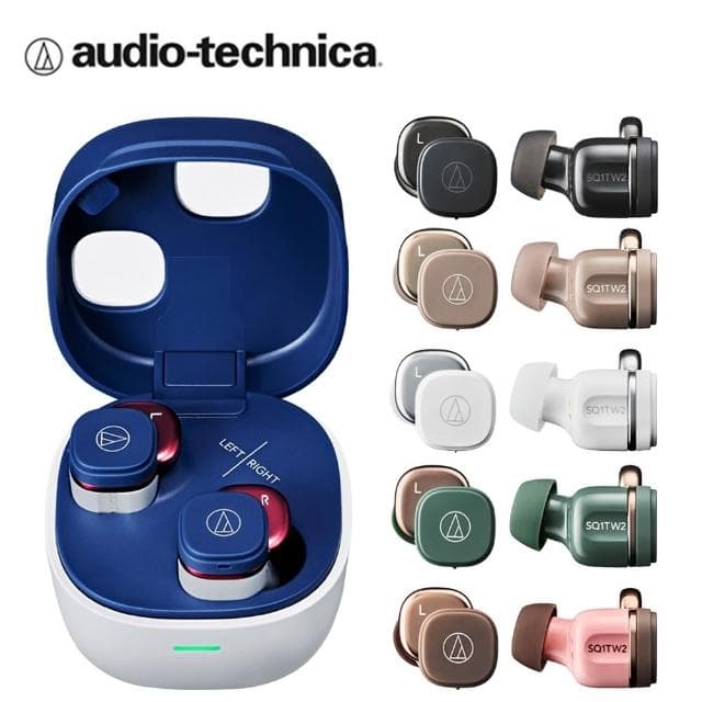 【audio-technica 鐵三角】鐵三角 ATH-SQ1TW2真無線耳機 6色可選