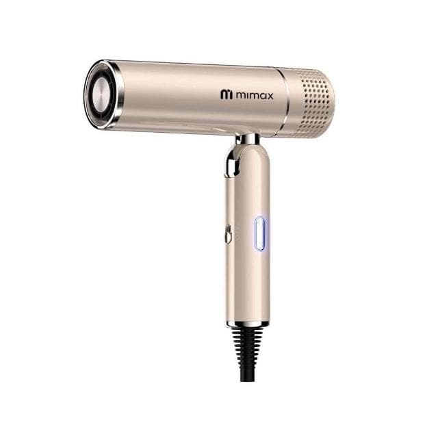 【mimax 米覓】高速摺疊負離子吹風機 高速馬達 強風 滋潤護髮 照護髮質 附風嘴 百變造型 智慧控溫芯片 輕巧折疊