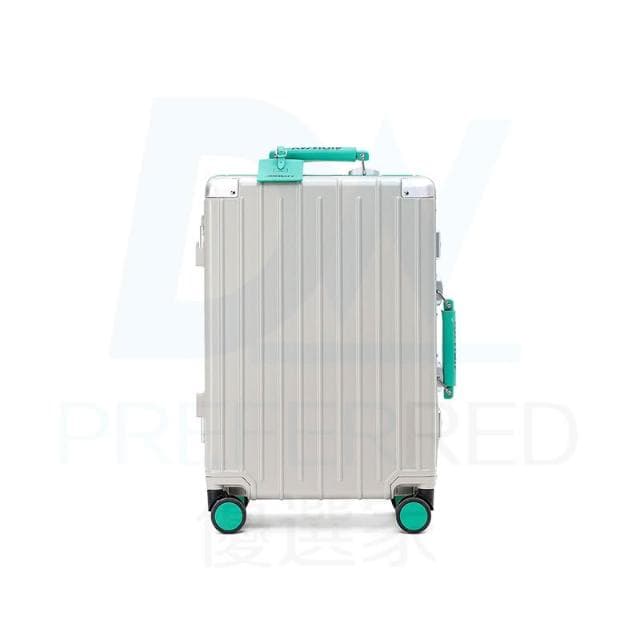 【DW優選家】AIRWAY 登機箱 20吋行李箱 鋁框行李箱 旅行箱 德國PC材質行李箱 日本原廠輕音萬向輪 限定奶茶色