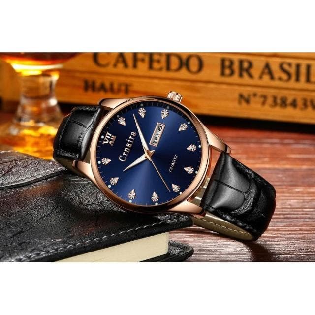 手錶男2025新款男士爸爸商務風瑞士錶簡約氣質精緻石英錶男生防水機械錶送男朋友輕奢小眾高級感精工錶高顏值精品金屬男錶