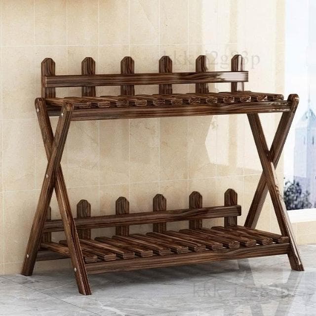 實木盆栽架 多層花架 陽台收納架 客廳花盆架 室內花架 落地式盆栽架 多肉綠蘿架 植物花盆架 擺放層