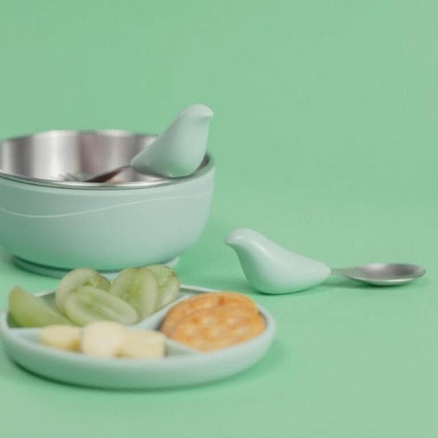 【CYD TERRA】PICABOO 布咔寶不銹鋼吸盤碗(寶寶餐具/學習餐具;寶寶共和國)