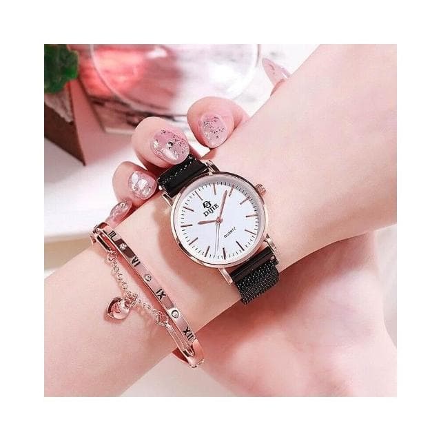 手錶女2025新款輕奢高級感精工錶女款學生簡約石英錶氣質小眾女用手錶國高中生光動能腕錶高顏值ins風小巧精緻女士瑞士錶