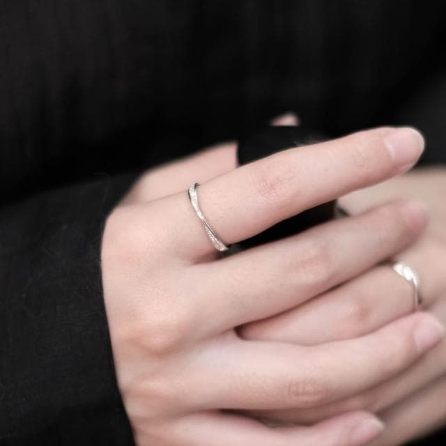 【Porabella】925純銀情侶對戒 莫比烏斯環鋯石情侶戒指 可調開口式對戒 情人節禮物 告白禮物 RINGS FR275