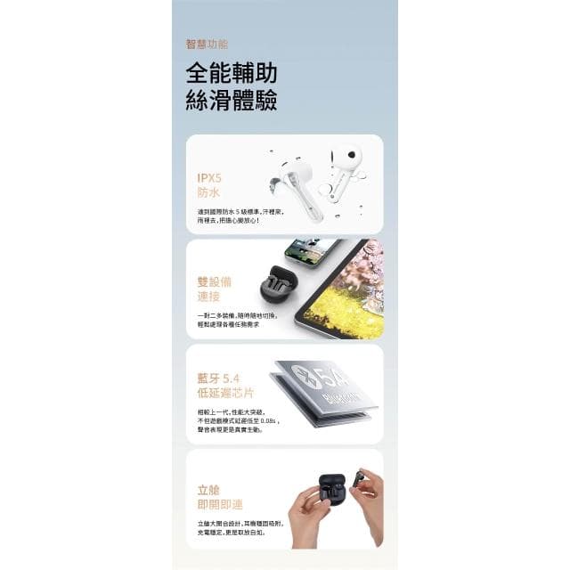 【SoundPeats】【SoundPeats】 Air 5 Lite 半入耳真無線耳機