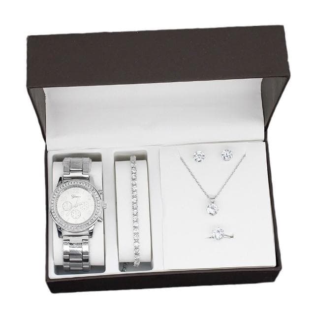 手錶套裝女輕奢高級感精工錶小巧精緻女士瑞士錶高顏值精品金屬女錶氣質小眾ins風女用手錶女款學生石英錶高中生光動能腕錶