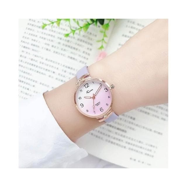手錶女氣質小眾石英錶高顏值精品金屬女錶光動能腕錶輕奢高級感精工錶簡約國高中生考試ins風學生女用手錶小巧精緻女士瑞士錶