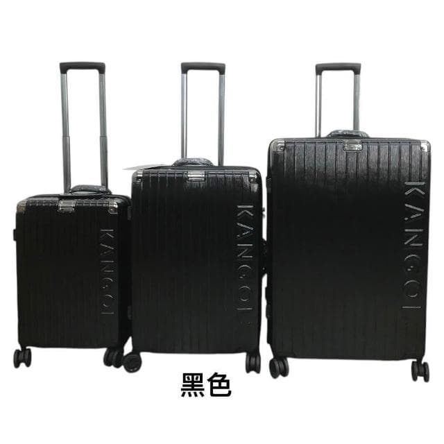 【KANGOL】KANGOL 袋鼠 行李箱 原廠公司貨 髮絲紋行李箱 復古箱 商務布箱 經典款旅行箱 登機箱 拉鍊箱
