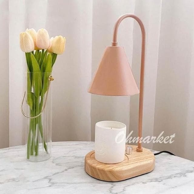 生活市集 韓系實木 融蠟燈 蠟燭燈 融燭燈 蠟燭暖燈 香氛蠟燭燈 融燈燭燈香氛燈香氛蠟燭母親節禮物