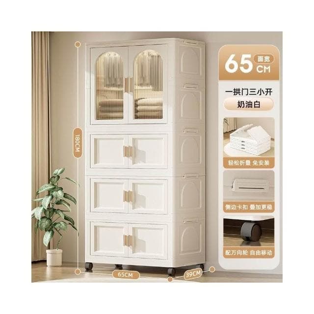 免運   免安裝寶寶衣櫃小孩臥室多層收納櫃嬰兒小衣櫥傢用簡易收納儲物櫃窄縫收納櫃 縫隙收納櫃 櫃子