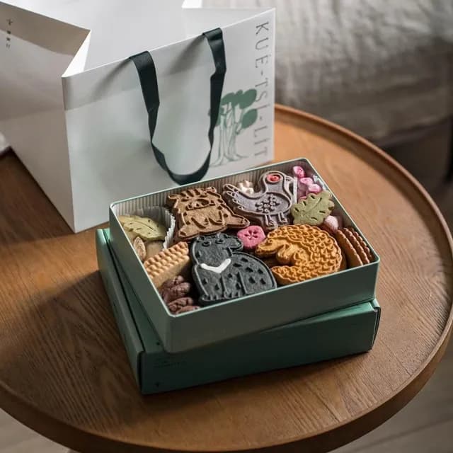 【實日】動物森林鐵盒餅乾 國宴禮盒 春節禮盒 企業送禮 ESG