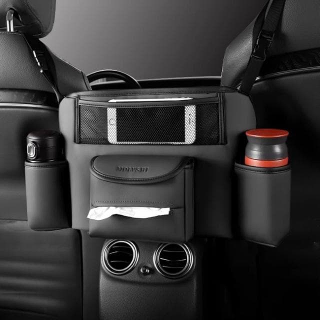 車上收納袋掛袋車上椅背網兜餐物袋車內防兒童裝飾收納用品大全