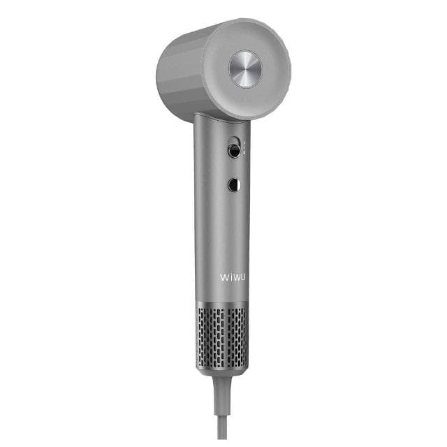【WiWU】負離子高速吹風機 Wi-520 (速乾順髮 恆溫燈環 預防熱傷 低頻降噪 磁吸式風嘴__Kimi極美職人推薦)