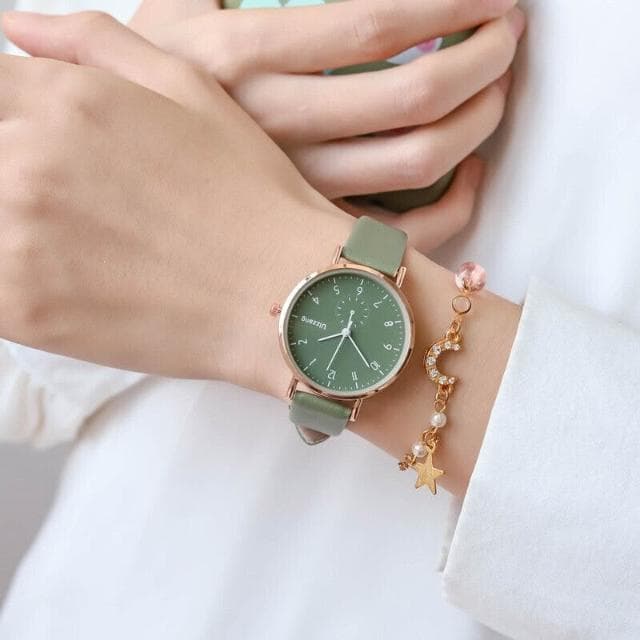 手錶女2025新款女款學生簡約石英錶輕奢高級感精工錶氣質小眾女用手錶國高中生光動能腕錶高顏值ins風小巧精緻兒童手錶